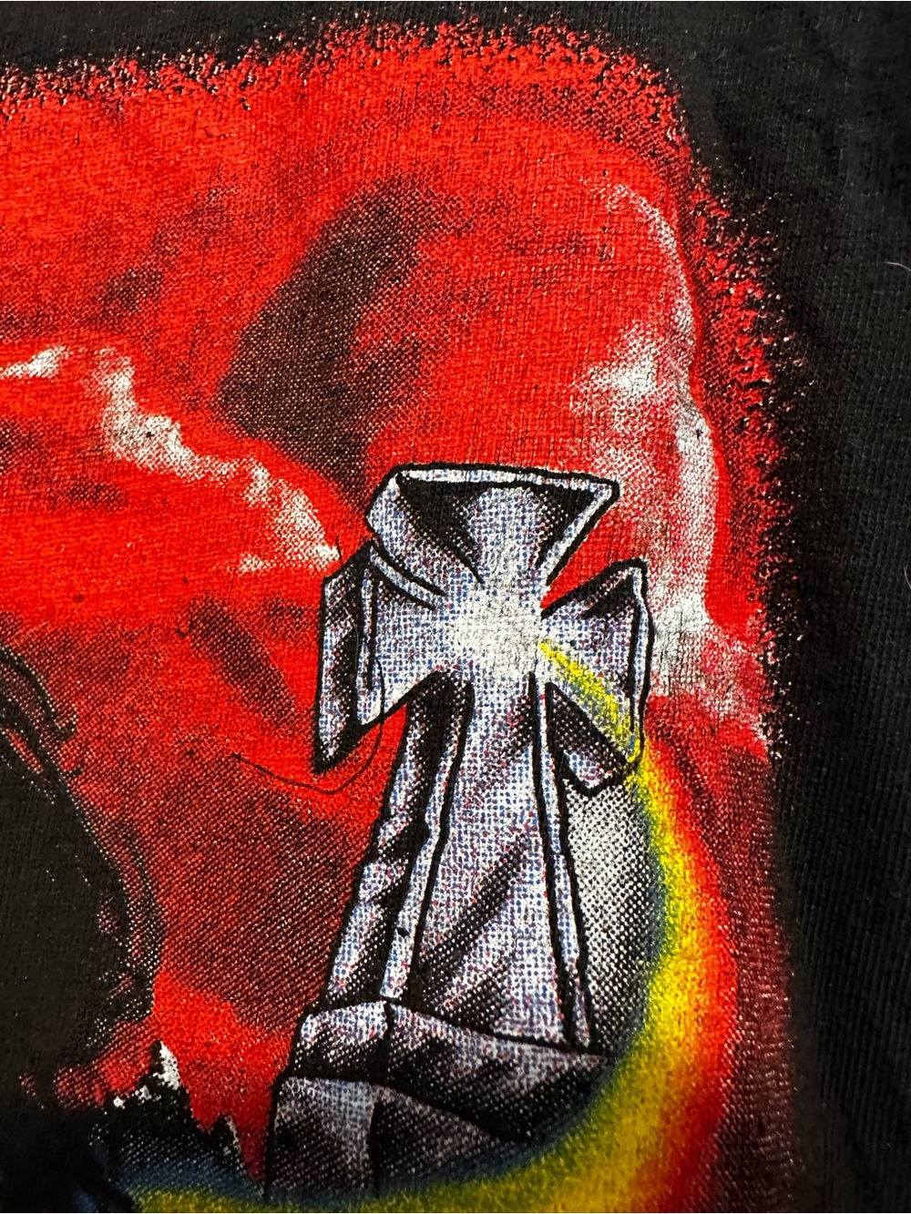 VTG ‘90 Authentic Dio Lock Up the World Tour. Sz: L Single stitch band tee. - Picture 11 of 16